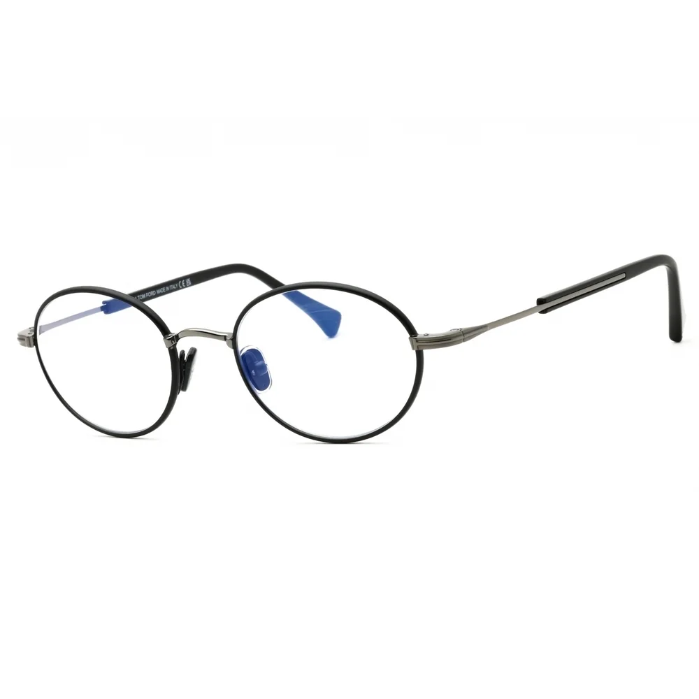 Tom Ford FT5973 Eyeglasses Grey Metal Oval